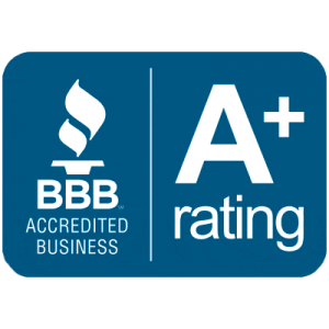 Better Business Bureau Accredited Business, A+ rating